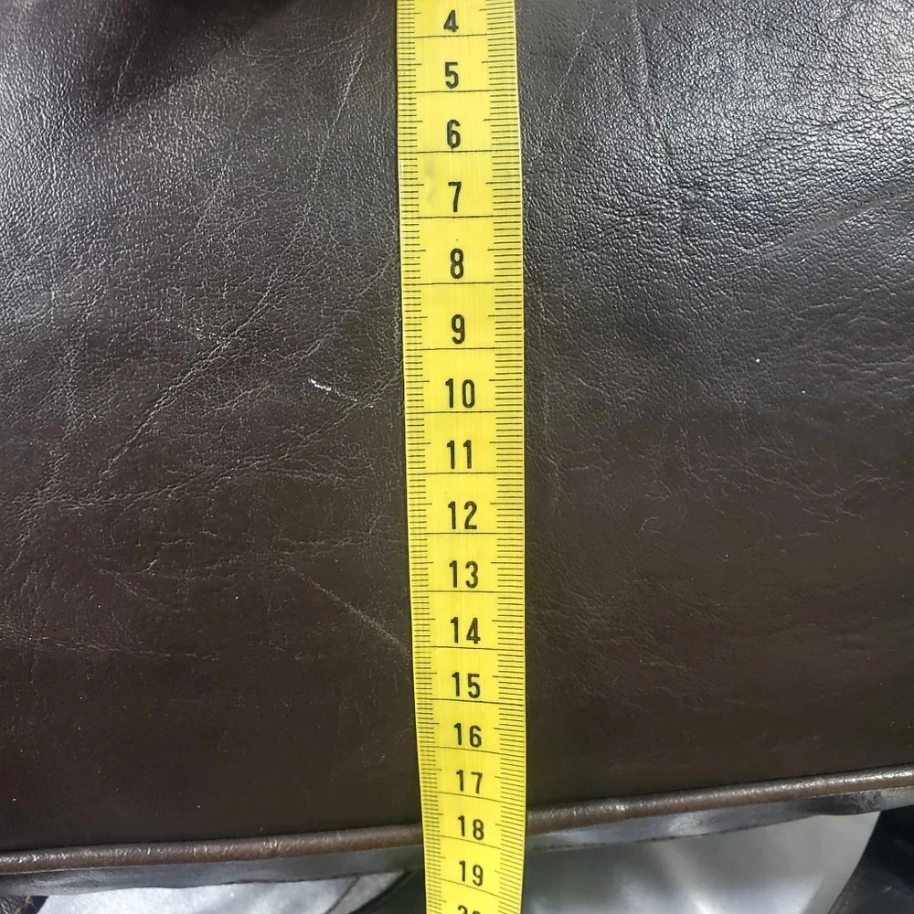 Vintage Leather Unisex Backpack - Picture 10 of 11